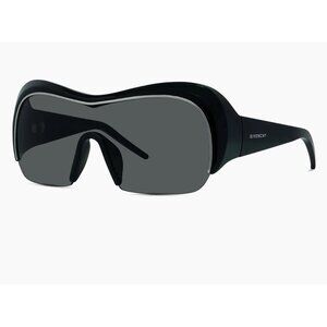Givenchy GV40098 01A Night Bird 131MM black Geometric unisex Sunglasses NEW